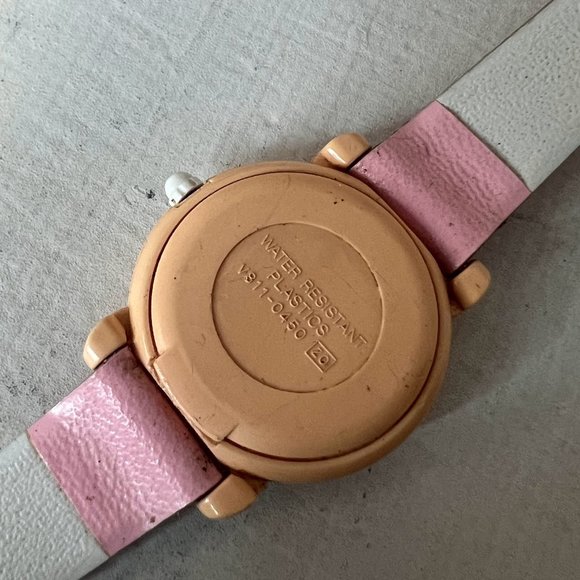 Vintage Disney Minnie Mouse Baby Pink Lorus Wrist Watch 80s 90s - Picture 6 of 7